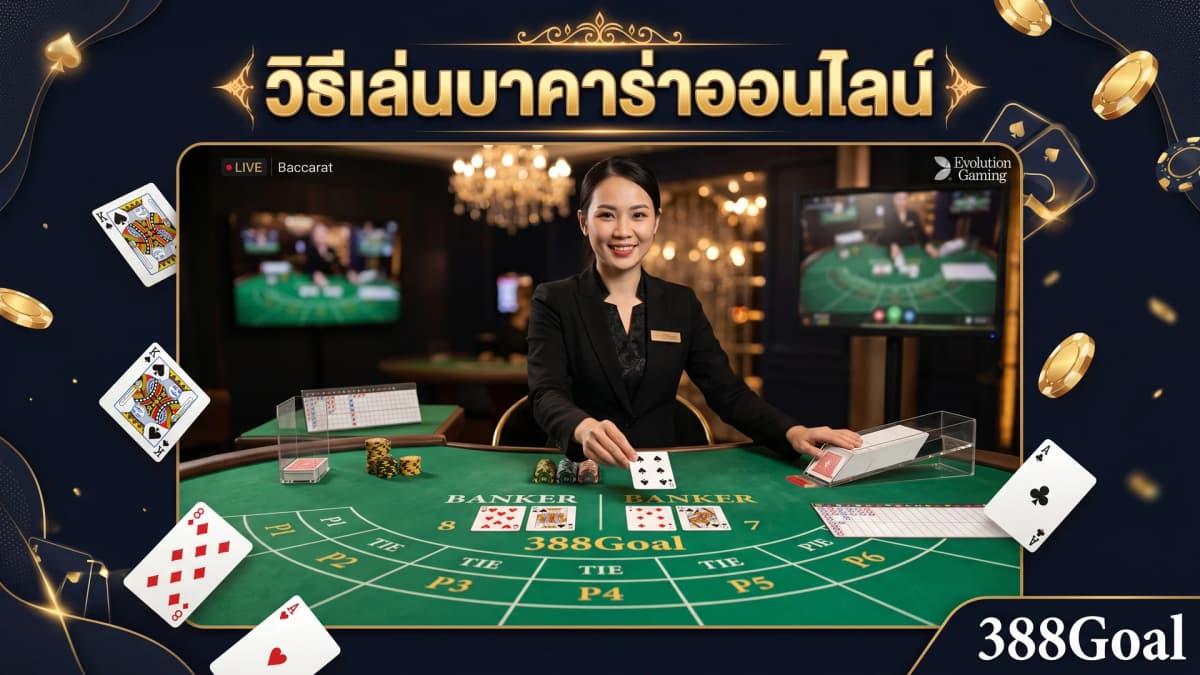 วิธีเล่นบาคาร่าออนไลน์ — กลยุทธ์ชนะบาคาร่าและวิธีอ่านผลไพ่ 388Goal